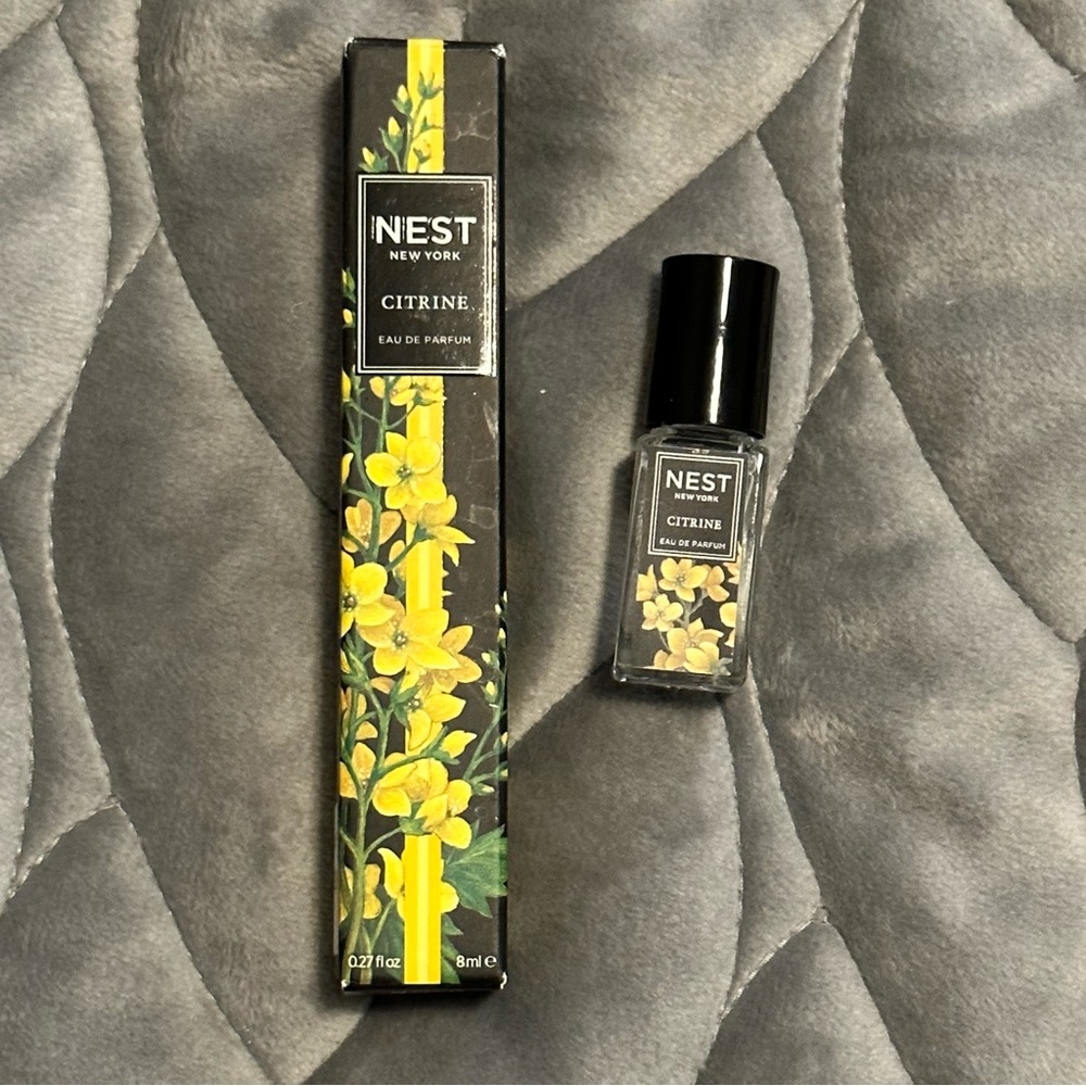 NEST FRAGRANCES CITRINE EAU DE PARFUM TRAVEL SPRAY AND MINI ROLLER
